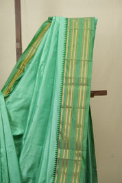 Mint Green Narayan Peth Silk Saree - SRMGNPSS15