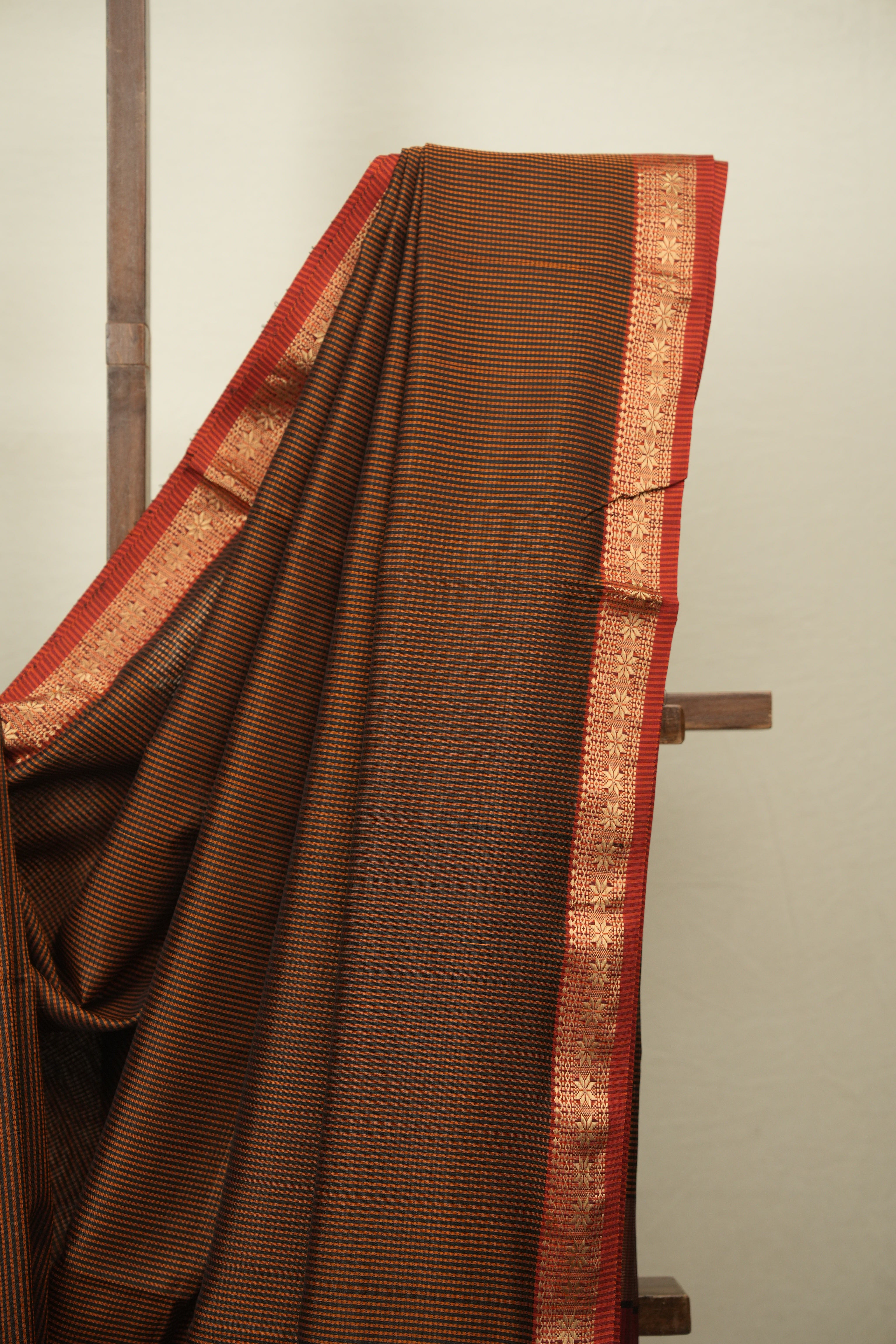 Brick Maheshwari Saree- SRBMS1346