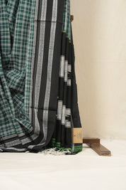 Green Cotton Ilkal Saree  - SRGCIS586