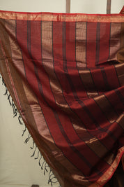 Brick Maheshwari Saree- SRBMS1346