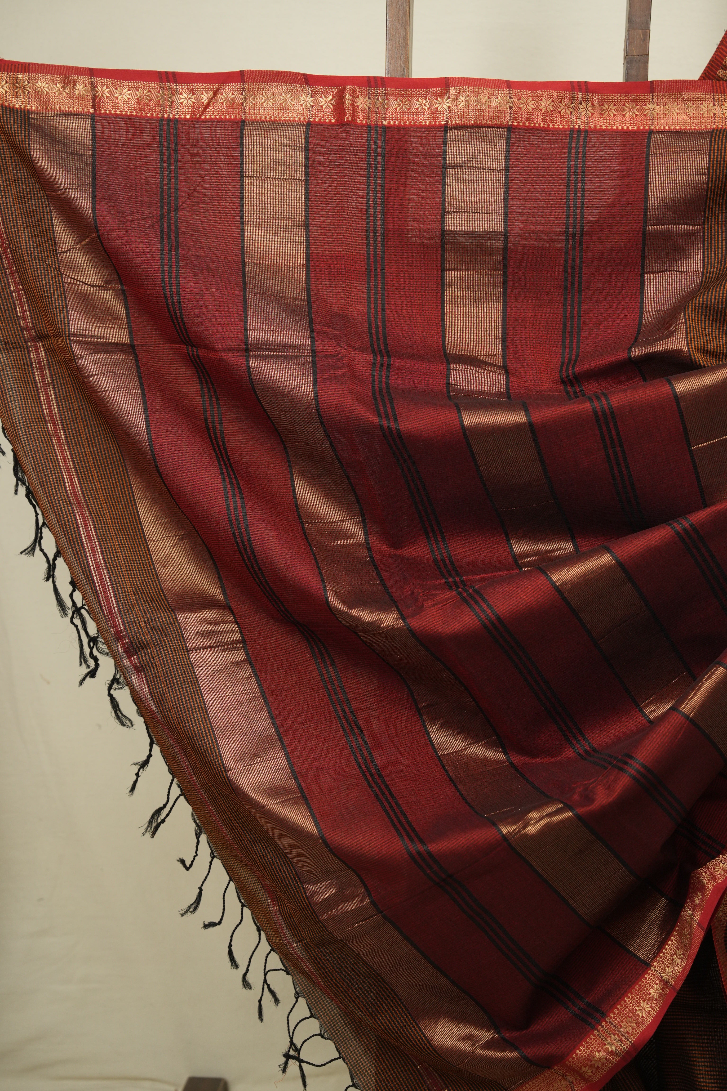 Brick Maheshwari Saree- SRBMS1346