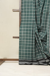 Green Cotton Ilkal Saree  - SRGCIS586