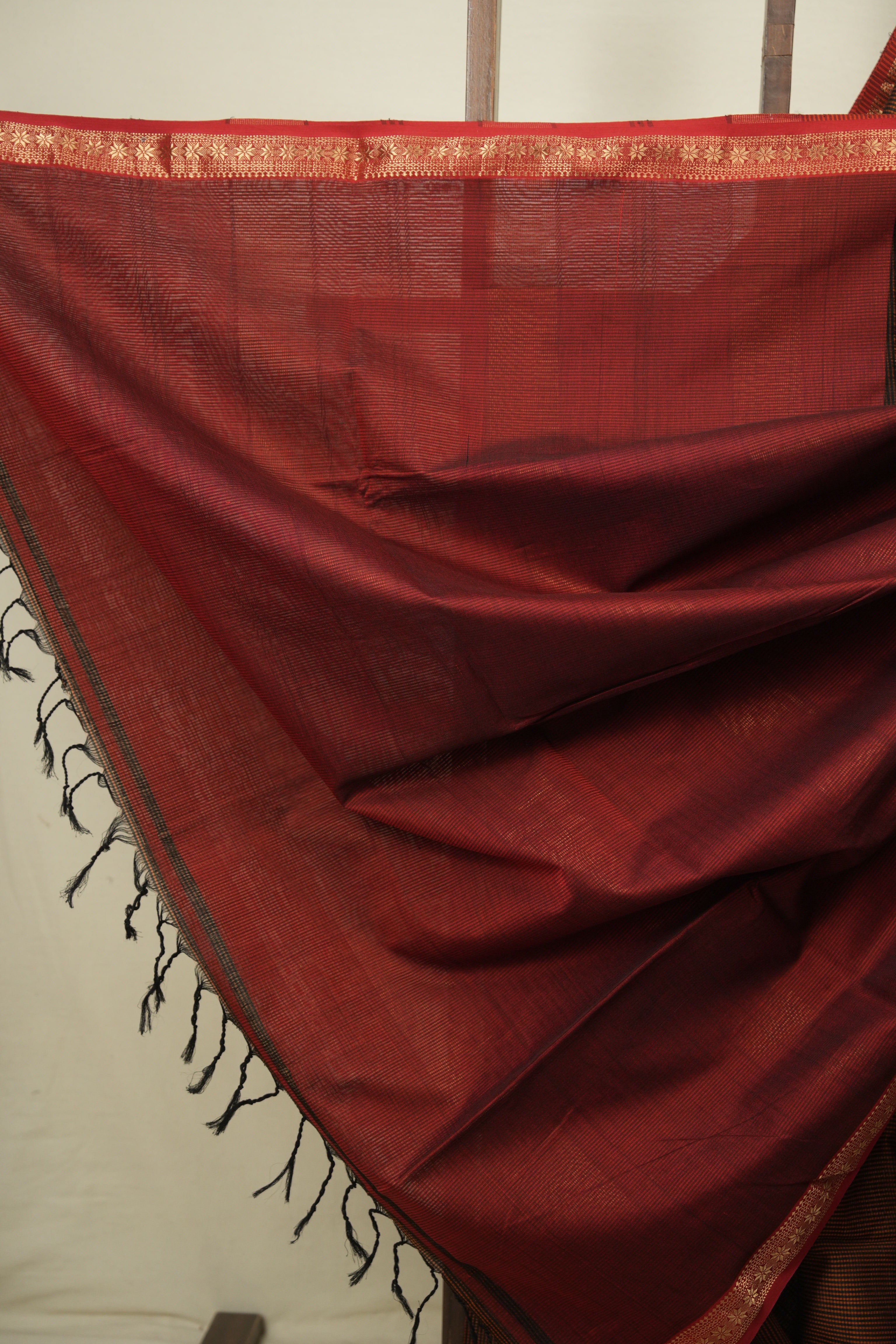 Brick Maheshwari Saree- SRBMS1346