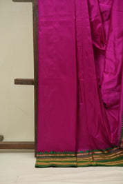 Rani Pink Narayan Peth Silk Saree - SRRPNPSS06