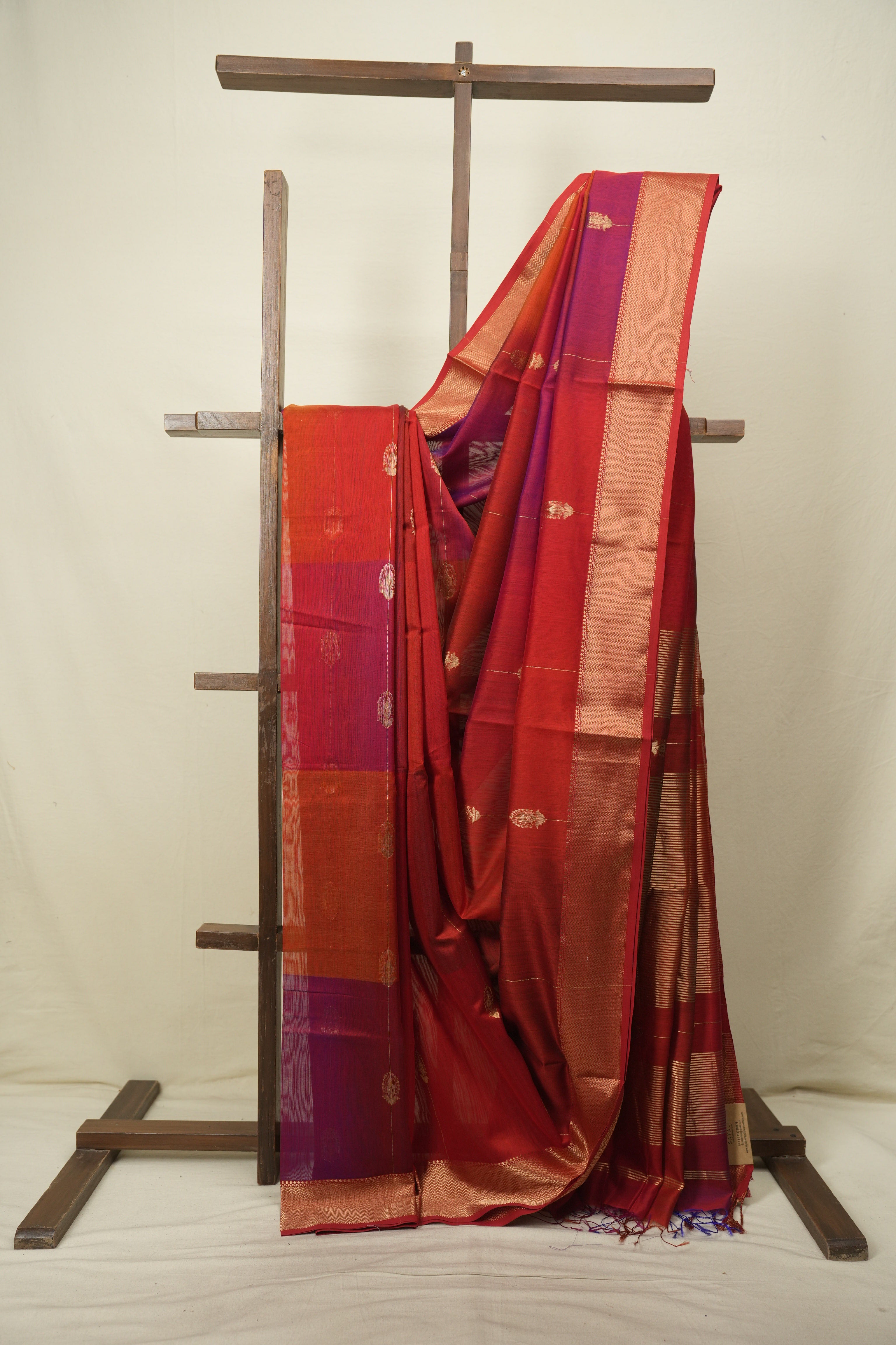 Multicolour Maheshwari Saree- SRMMS1361
