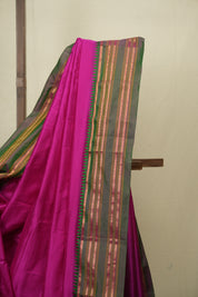 Rani Pink Narayan Peth Silk Saree - SRRPNPSS06