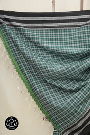 Green Cotton Ilkal Saree  - SRGCIS586