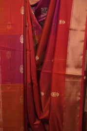 Multicolour Maheshwari Saree- SRMMS1361