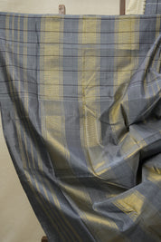 Cream Kanjivaram Silk Saree - SRCKSS1034