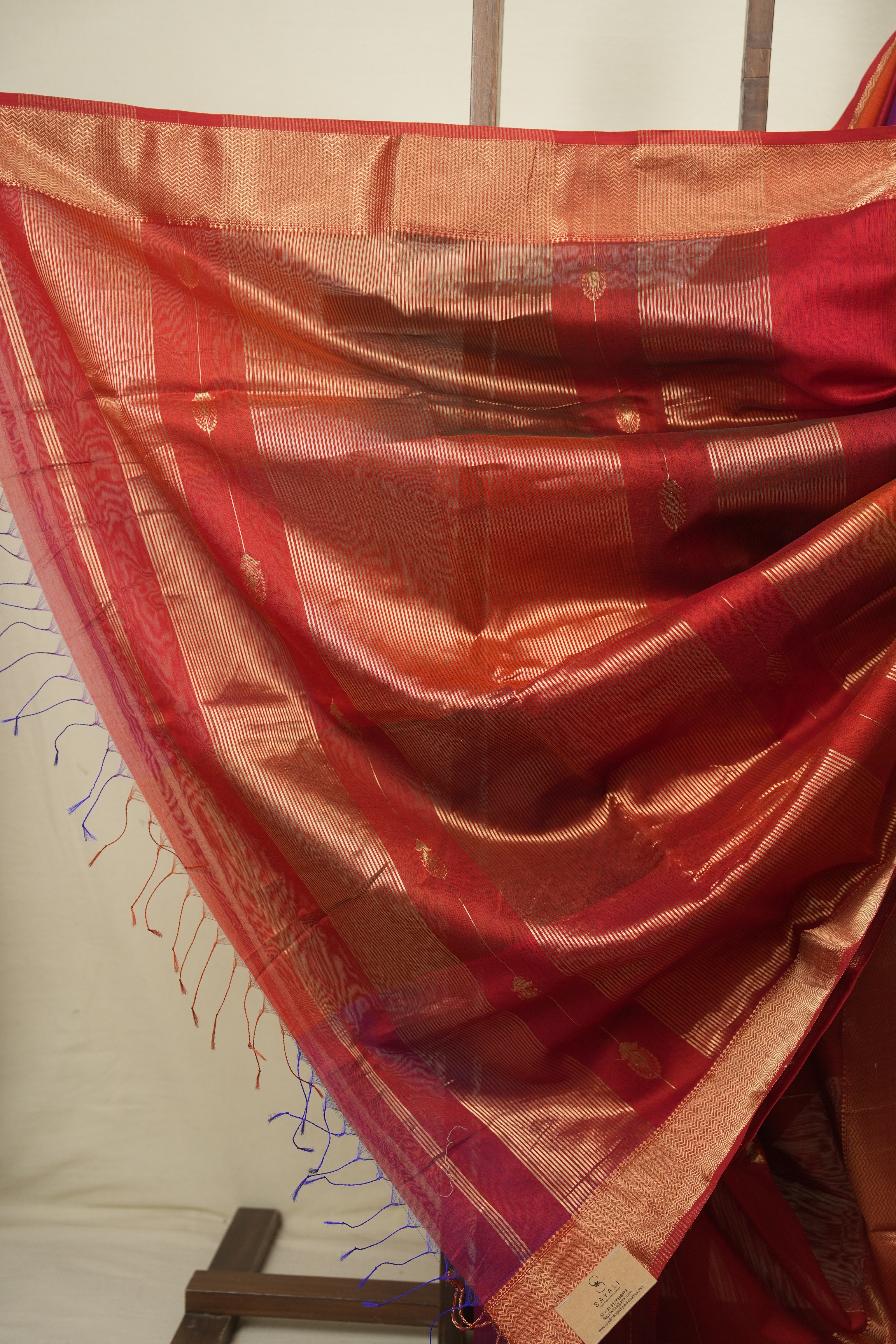 Multicolour Maheshwari Saree- SRMMS1361