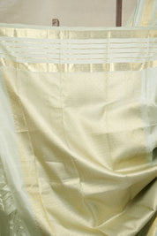 Pastel Mint Green Kanjivaram Silk Saree - SRPMGKSS1036