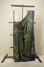 Green HBP Modal Silk Saree - SRGMSS730