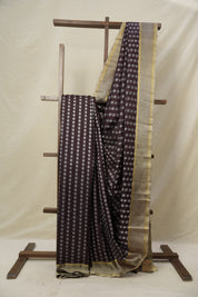 Coffee Brown Kanjivaram Silk Saree - SRCBKSS1030