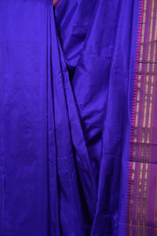 Royal Blue Narayan Peth Silk Saree - SRRBNPSS11