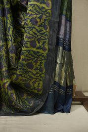 Green HBP Modal Silk Saree - SRGMSS730