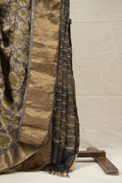 Kashish Cream HBP Tussar Silk Saree - SRKCHTSS744