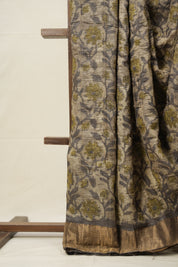 Kashish Cream HBP Tussar Silk Saree - SRKCHTSS744