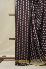 Coffee Brown Kanjivaram Silk Saree - SRCBKSS1030