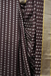 Coffee Brown Kanjivaram Silk Saree - SRCBKSS1030