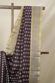Coffee Brown Kanjivaram Silk Saree - SRCBKSS1030