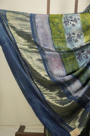 Green HBP Modal Silk Saree - SRGMSS730