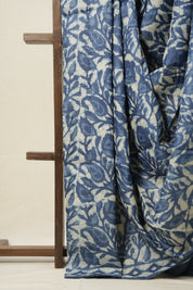 Blue HBP Tussar Silk Saree - SRBHTSS737