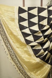 Black HBP Modal Silk Saree - SRBMSS715