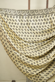 Black HBP Modal Silk Saree - SRBMSS715