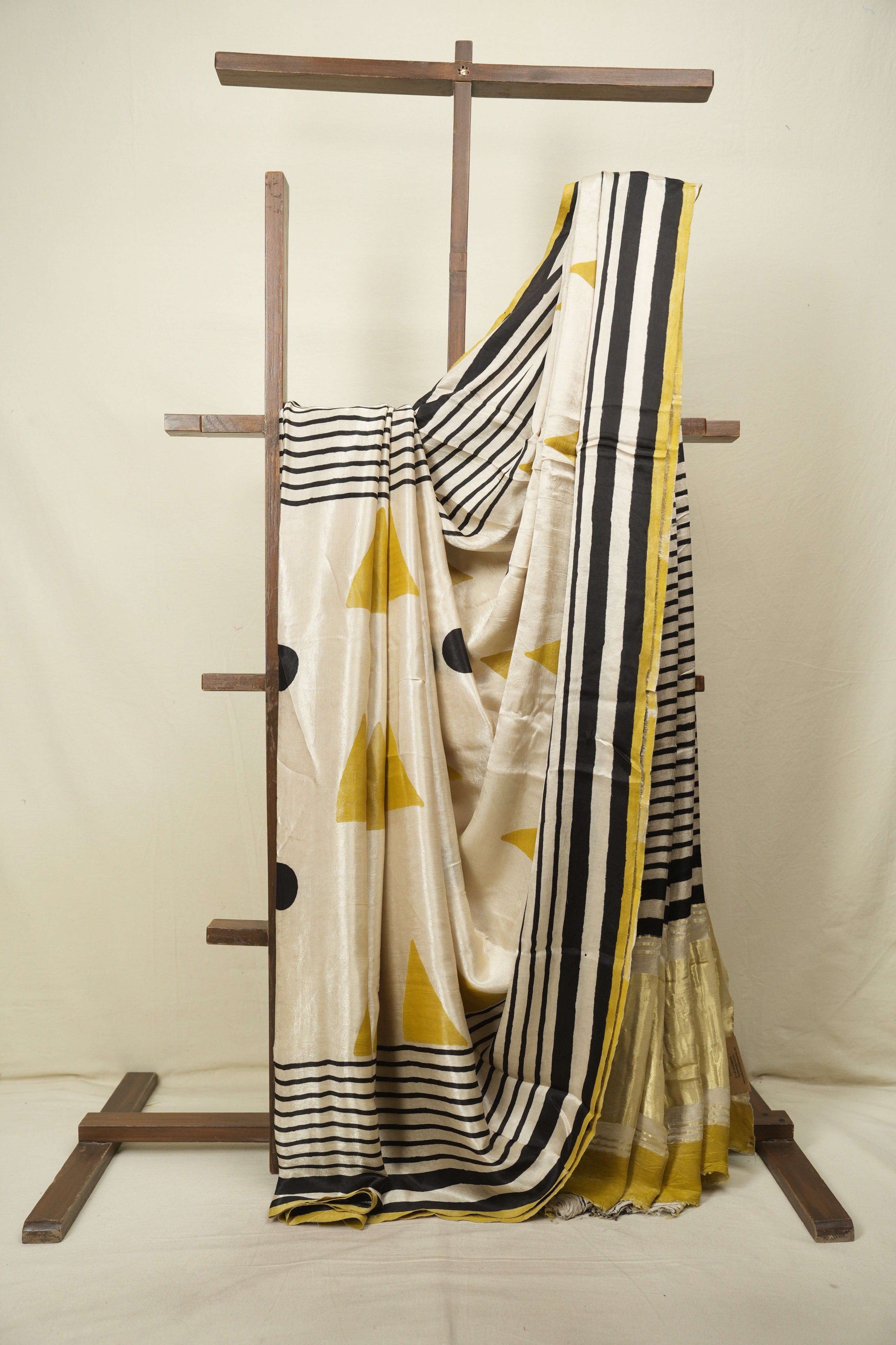 OFF -White HBP Modal Silk Saree - SROWMSS729