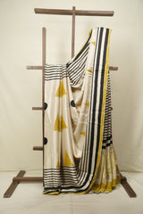OFF -White HBP Modal Silk Saree - SROWMSS729