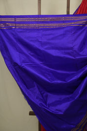 Red Narayan Peth Silk Saree - SRRNPSS13