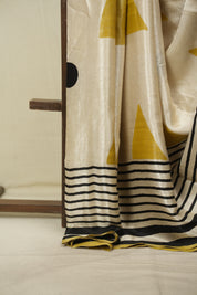 OFF -White HBP Modal Silk Saree - SROWMSS729