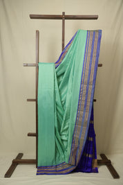 Aqua Narayan Peth Silk Saree - SRANPSS14