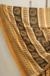 Cream HBP Modal Silk Saree - SRCMSS371