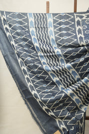 Dark Grey HBP Tussar Silk Saree - SRDGHTSS736