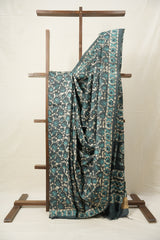 Rama Green HBP Tussar Silk Saree - SRRGHTSS735