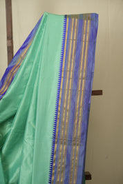 Aqua Narayan Peth Silk Saree - SRANPSS14