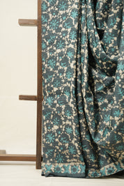 Rama Green HBP Tussar Silk Saree - SRRGHTSS735