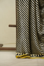 Black HBP Modal Silk Saree - SRBMSS717