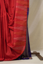 Red Kanjivaram Silk Saree - SRRKSS1029