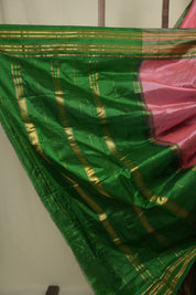 Peach Narayan Peth Silk Saree - SRPNPSS07
