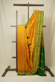 Yellow Narayan Peth Silk Saree - SRYNPSS08