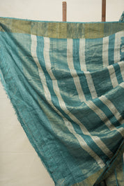 Teal Green HBP Tussar Silk Saree - SRTGHTSS733