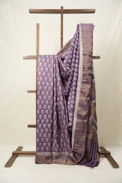 Purple HBP Tussar Silk Saree - SRPHTSS734