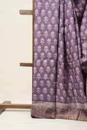 Purple HBP Tussar Silk Saree - SRPHTSS734