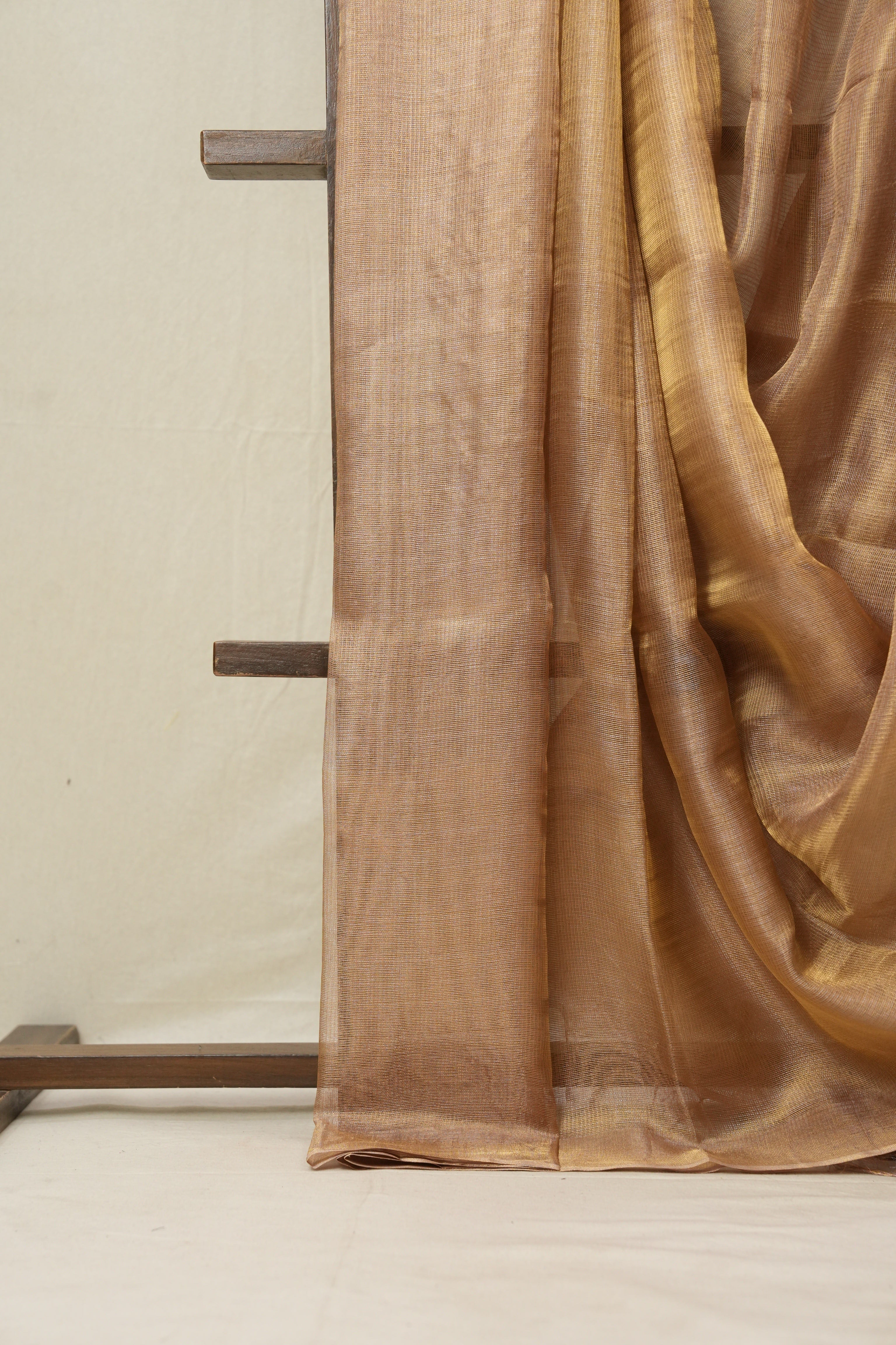 Purple Gold Tissue Tussar Silk Saree - SRPGTTSS485