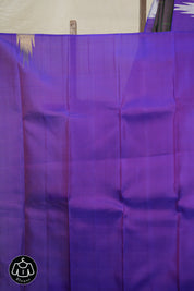 Two Tone Green Purple Kanjivaram Silk Saree - SRTTGPKSS1028