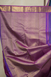 Two Tone Blue Kanjivaram Silk Saree - SRTTBKSS1027