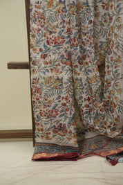 White Kota Doria Saree - SRWKDS290