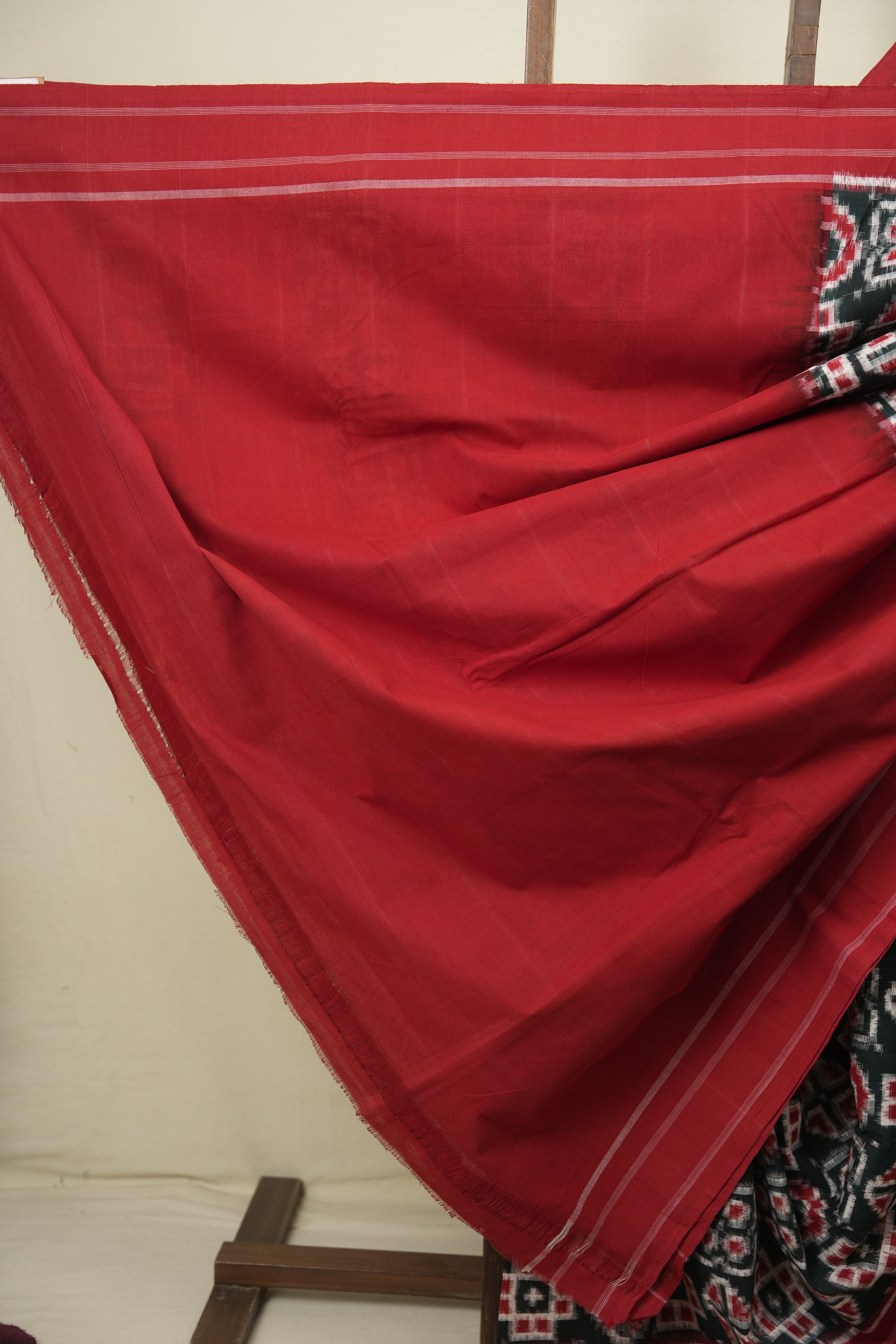 Green Pochampalli Cotton Ikat Saree - SRGPCIS728